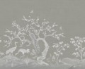 Fototapeta w stylu chinoiserie Rebel Walls R19747 Chinoiserie Blossom Natural Beige Jack Kinsey