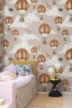 Fototapeta zwierzęta, chmury i balony Rebel Walls R19754 Dreamscape Dusty Pink Jack Kinsey
