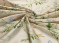 Tkanina jedwab z botanicznym wzorem Cole & Son Hummingbirds Silk F111/1002 Selection of Hummingbirds Fabric
