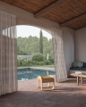 Tkanina zewnętrzna woal Casamance 48290345 Sancho West Bay - 272 cm szer.