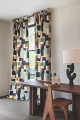 Tkanina z geometrycznym wzorem Casamance 45110342 Montsouris Paris Texas 6