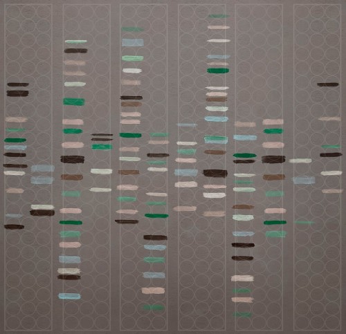 Fototapeta pod prysznic nowoczesna geometryczna Wall & Deco WET_PI2402 Pigmento WET SYSTEM 2024