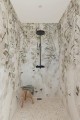 Fototapeta pod prysznic akwarelowe liście Wall & Deco WET_SO2402 Soavity WET SYSTEM 2024