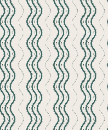 Tapeta falujące paski Sandberg S10368 Ben Emerald Tidlösa