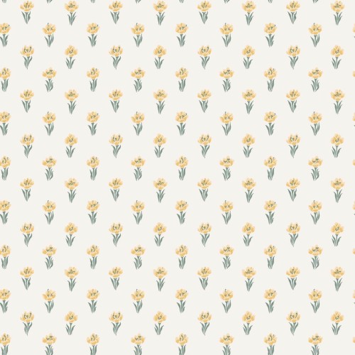 Tapeta kwiatki Sandberg S10373 Betty Yellow Tidlösa