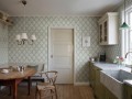 Tapeta roślinna kratownica Sandberg S10389 Wilma Green Tidlösa