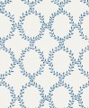 Tapeta roślinna kratownica Sandberg S10390 Wilma Blue Tidlösa