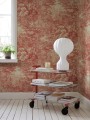 Fototapeta las w stylu Toile de jouy Sandberg S10401 Forest Toile Red Tidlösa