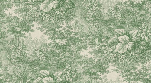 Fototapeta las w stylu Toile de jouy Sandberg S10403 Forest Toile Green Tidlösa
