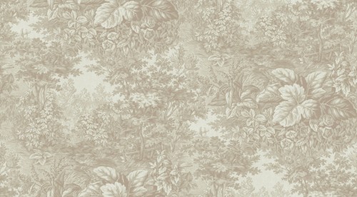 Fototapeta las w stylu Toile de jouy Sandberg S10404 Forest Toile Sandstone Tidlösa