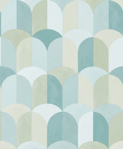 Tapeta imitująca kafelki Caselio 105446787 Bandol Azur