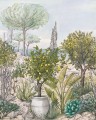 Mural prowansalski krajobraz Caselio 105477705 S Baux De Provence Cal Azur