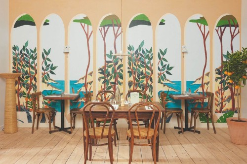 Mural krajobraz natury i architektoniczne łuki Caselio 105483701 M Calanques Azur