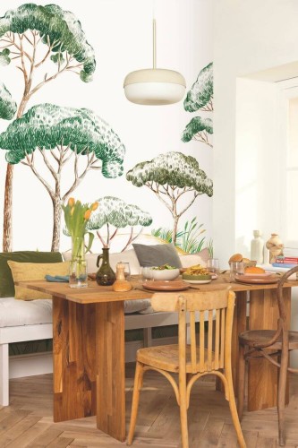 Mural sosnowe drzewa Caselio 105497005 S Pinea Azur