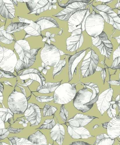 Tapeta cytryny Casadeco SOLI 200277313 Lemon Tree Soliflore