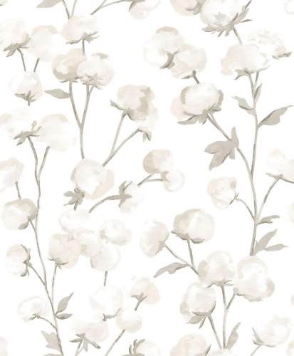 Tapeta kwiaty bawełny Casadeco SOLI 200291111 Cotton Flower Soliflore