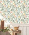 Tapeta kwietny ogród Casadeco SOLI 200314242 Garden Flowers Soliflore