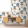 Tapeta geometryczna Caselio GPC 105500633 Amplitude Graphic