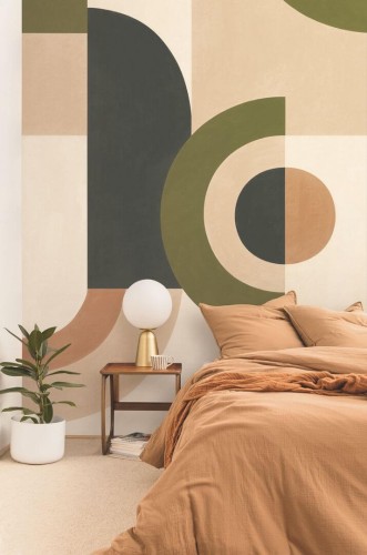 Mural geometryczny Caselio GPC 105561704 L Round Graphic