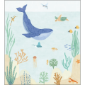 Mural wieloryb i morskie stworzenia Caselio MNM 105666002 L Le Monde De La Mer Les Minis Mondes
