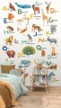 Mural abecadło i zwierzęta francuski Caselio MNM 105672303 M Apprenons L Alphabet Les Minis Mondes