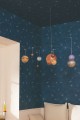 Tapeta kosmos Caselio MNM 105696069 Ciel Etoile Les Minis Mondes - tapeta fluorescencyjna