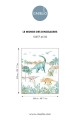 Mural dinozaury Caselio MNM 105774502 L Le Monde Des Dinosaures Les Minis Mondes