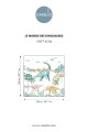 Mural dinozaury Caselio MNM 105774506 S Le Monde Des Dinosaures Les Minis Mondes