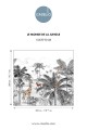 Mural dżungla Caselio MNM 105789008 M Le Monde De La Jungle Les Minis Mondes