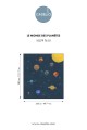 Mural planety kosmos Caselio MNM 105797601 M Le Monde Des Planetes Les Minis Mondes