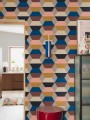 Tapeta geometryczna z efektem 3D Boras Tapeter 4753 Prisma Graphics