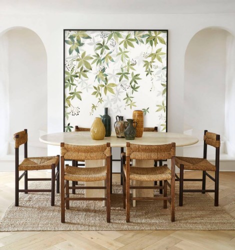 Mural roślinne pnącza Casadeco WDWD 200067205 S Vigne En Fleur Wonderwalls 2