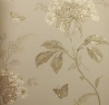 Tapeta kwiaty hortensji i motyle Colefax and Fowler 07132/03 Messina Ashdown