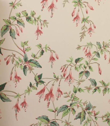 Tapeta roślinna Colefax and Fowler W7018-03 Fuchsia Ashdown
