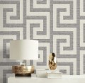 Tapeta greckie meandry (klucze) Wallquest Lillian August LN41203 Coastal Haven