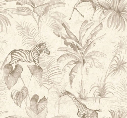 Tapeta egzotyczna ze zwierzętami Wallquest GL20606 Grasslands