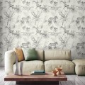Tapeta egzotyczna ze zwierzętami Wallquest GL20606 Grasslands