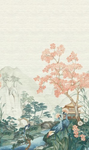 Mural naturalny japoński ogród Wallquest GL22004M Grasslands