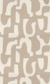 Tapeta abstrakcyjne organiczne kształty Casamance 76560100 Seran Le Lin 3