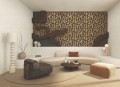 Tapeta abstrakcyjne organiczne kształty Casamance 76560202 Seran Le Lin 3