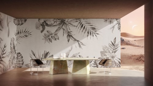 Fototapeta egzotyczne liście London Art 24007 1 Hung Up On A Dream Exclusive Wallpaper 2024