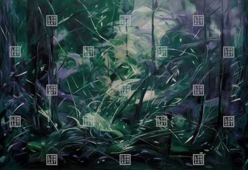 Fototapeta abstrakcyjna dżungla London Art 24016 2 Hyper Paint Exclusive Wallpaper 2024