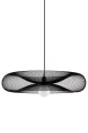 1 szt / 24 H Lampa wisząca nowoczesna siatka 273611 Torus 65 Black Globen