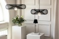 1 szt / 24 H Lampa wisząca nowoczesna siatka 273611 Torus 65 Black Globen