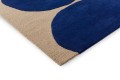 Dywan wełniany geometryczny koła Marimekko Isot Kivet Blue 132508
