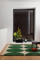 Dywan wełniany geometryczny koła Marimekko Isot Kivet Green 132507