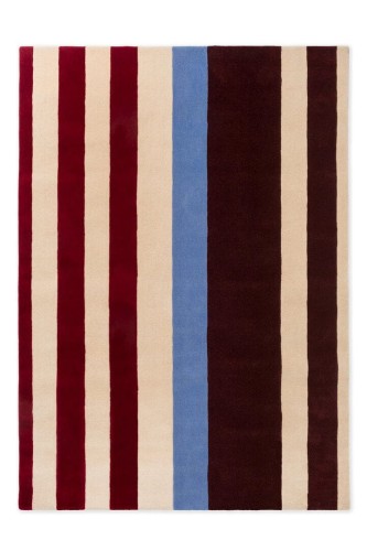 Dywan wełniany w paski Marimekko Ralli Burnt Orange 132603