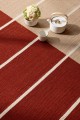 Dywan wełniany w paski Marimekko Tiibet Burnt Orange 132803
