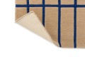 Dywan wełniany w kratkę Marimekko Tiiliskivi Bright Blue 132908