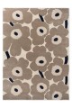 Dywan wełniany kwiaty Marimekko Unikko Greige 132401